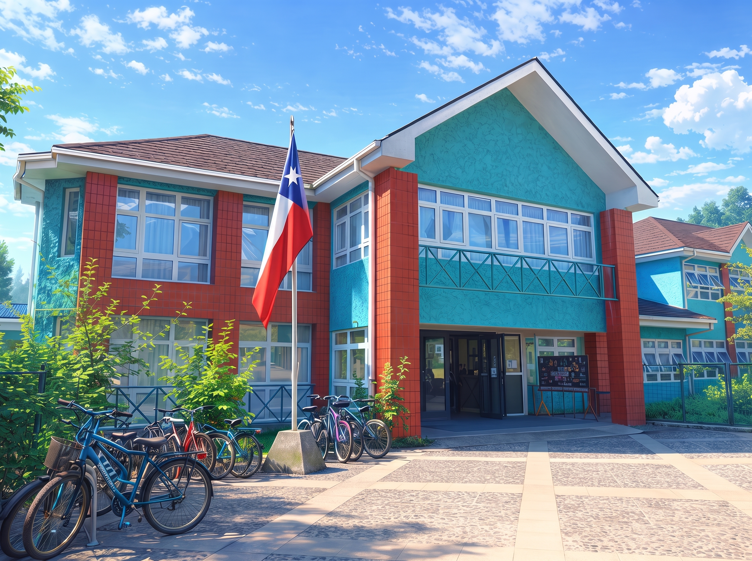 Estudiantes de la Escuela Pedro de Oña